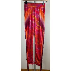 Club Exx Red Doll Kills Reflective Rainbow Pants Festival Rave S